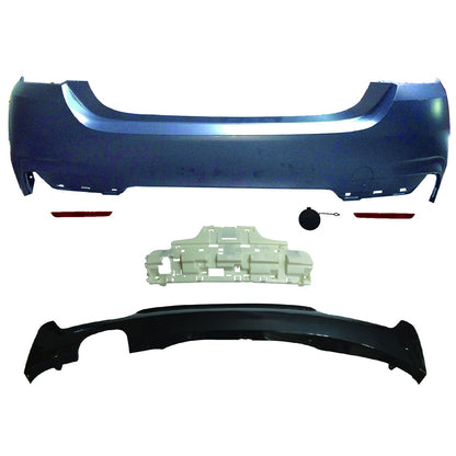 Sport-Heckstoßstange mit Diffusor passend für BMW 4er F32 F33 2013-2020