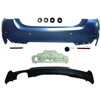 Sport-Heckstoßstange mit Diffusor passend für BMW 4er F32 F33 2013-2020
