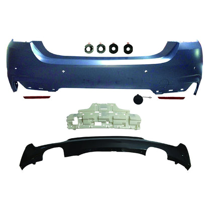Sport-Heckstoßstange mit Diffusor passend für BMW 4er F32 F33 2013-2020