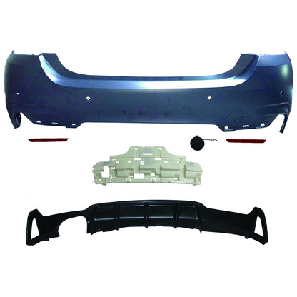 Sport-Heckstoßstange mit Diffusor passend für BMW 4er F32 F33 2013-2020