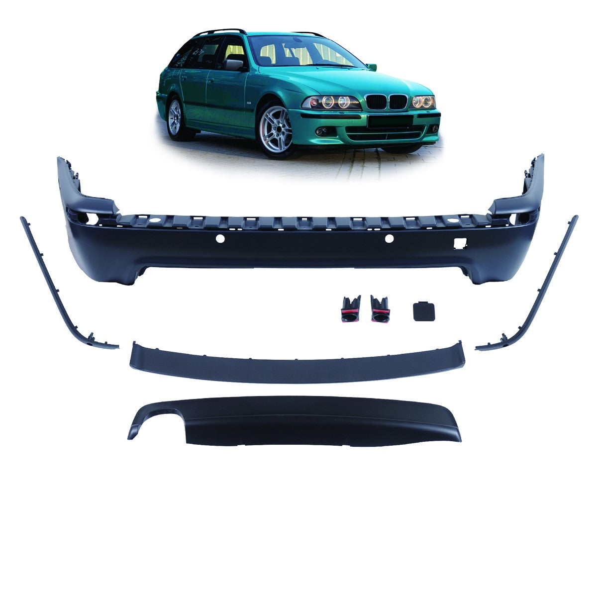 Heckstoßstange passend für BMW 5er E39 Touring 1995-2003
