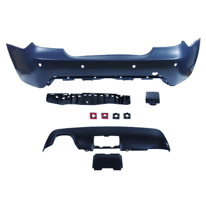 Sport-Heckstoßstange mit PDC & Diffusor passend für BMW 5er (E60) Limousine 2007-2010