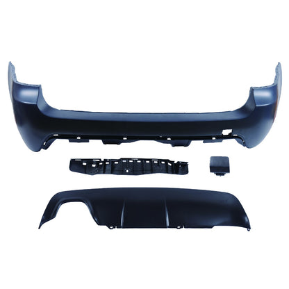 Sport-Heckstoßstange mit Diffusor passend für BMW 5er (E61) Touring 2003-2010
