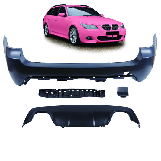 Heckstoßstange mit Diffusor passend für BMW 5er E61 Touring 2003-2010