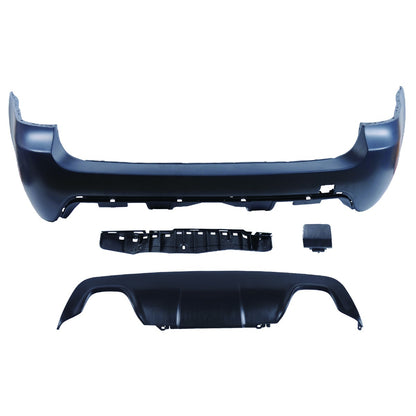 Heckstoßstange mit Diffusor passend für BMW 5er E61 Touring 2003-2010