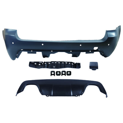 Sport-Heckstoßstange mit Diffusor passend für BMW 5er E61 Touring 2003-2007