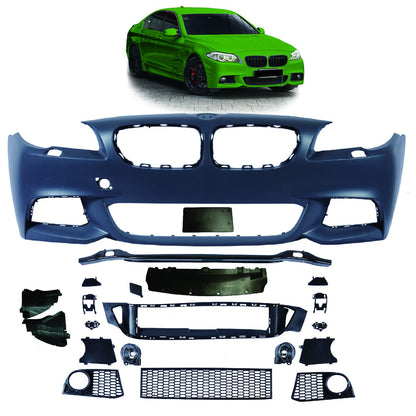 Sport Frontstoßstange mit Nebelscheinwerfern passend für BMW 5er F10 F11 2010-2013