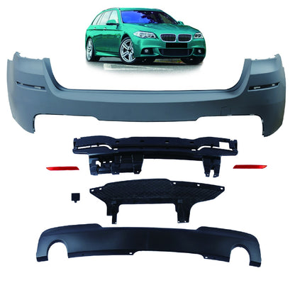Heckstoßstange Sport mit Diffusor passend für BMW 5er F11 Touring 2010-2017