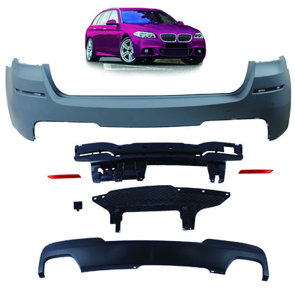 Heckstoßstange Sport mit Diffusor passend für BMW 5er F11 Touring 2010-2017