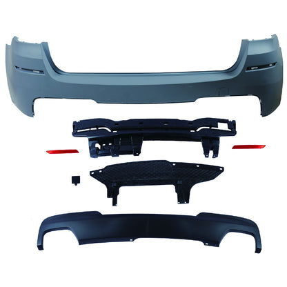 Heckstoßstange Sport mit Diffusor passend für BMW 5er F11 Touring 2010-2017