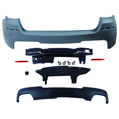 Heckstoßstange Sport mit Diffusor passend für BMW 5er F11 Touring 2010-2017