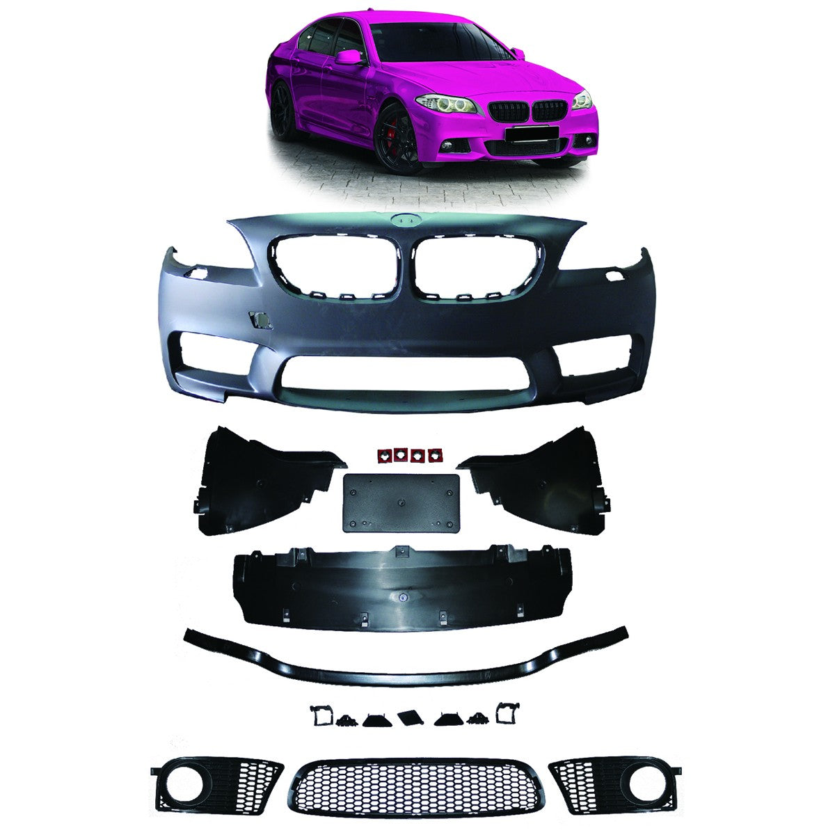Sport Frontstoßstange SRA passend für BMW 5er F10 F11 2013-2017