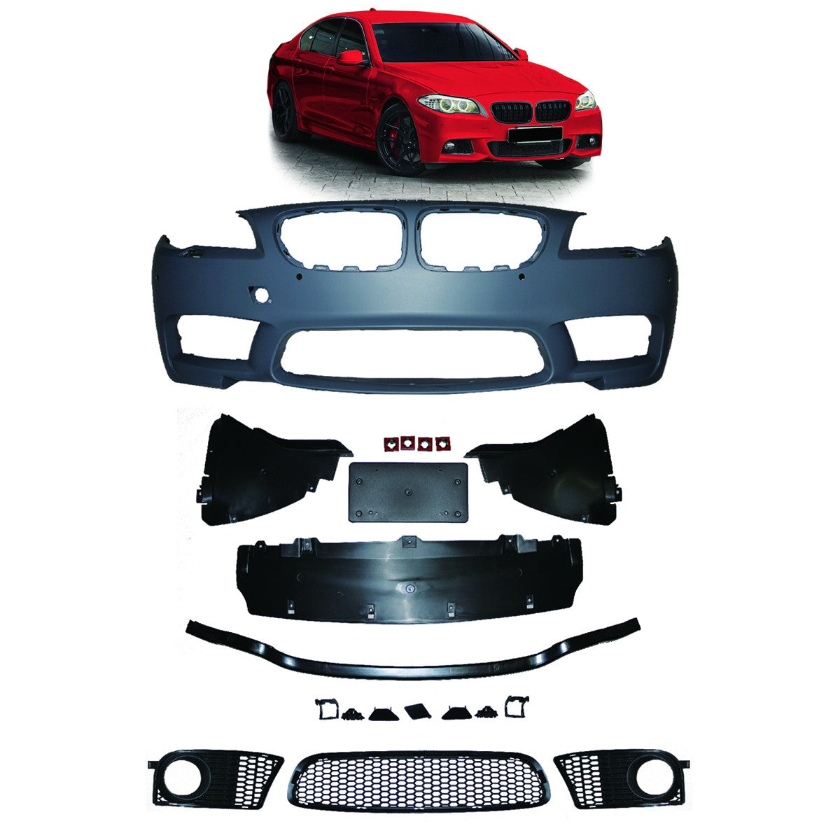 Frontstoßstange mit PDC SRA passend für BMW 5er F10 F11 2013-2017