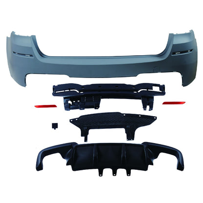 Heckstoßstange Sport mit Diffusor passend für BMW 5er F11 Touring 2010-2017