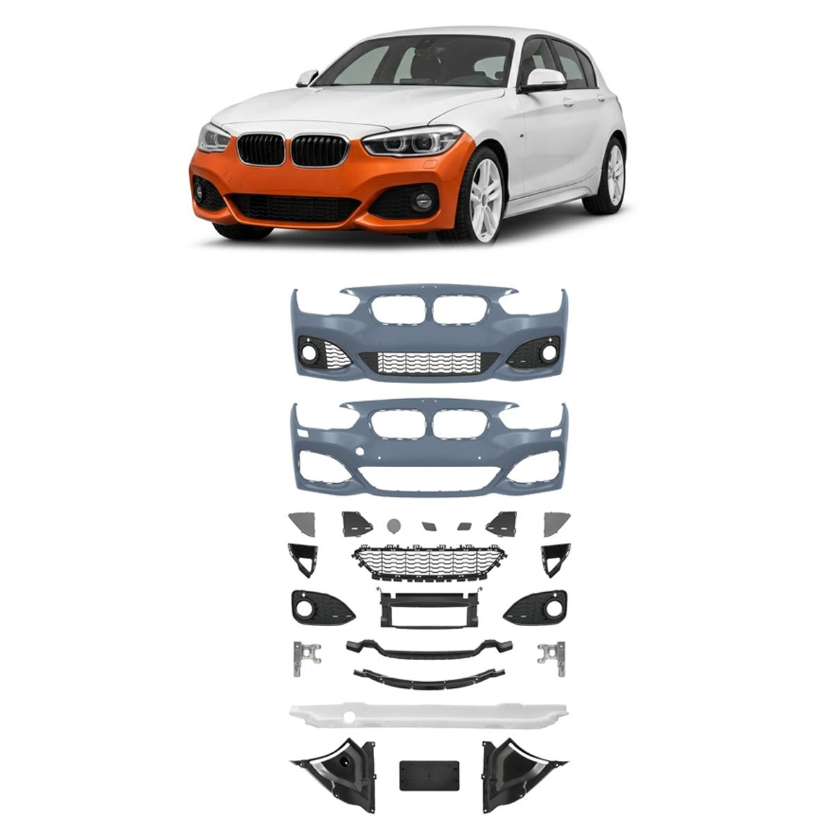 Frontstoßstange PDC SRA passend für BMW 1er F20 F21 2015-2019