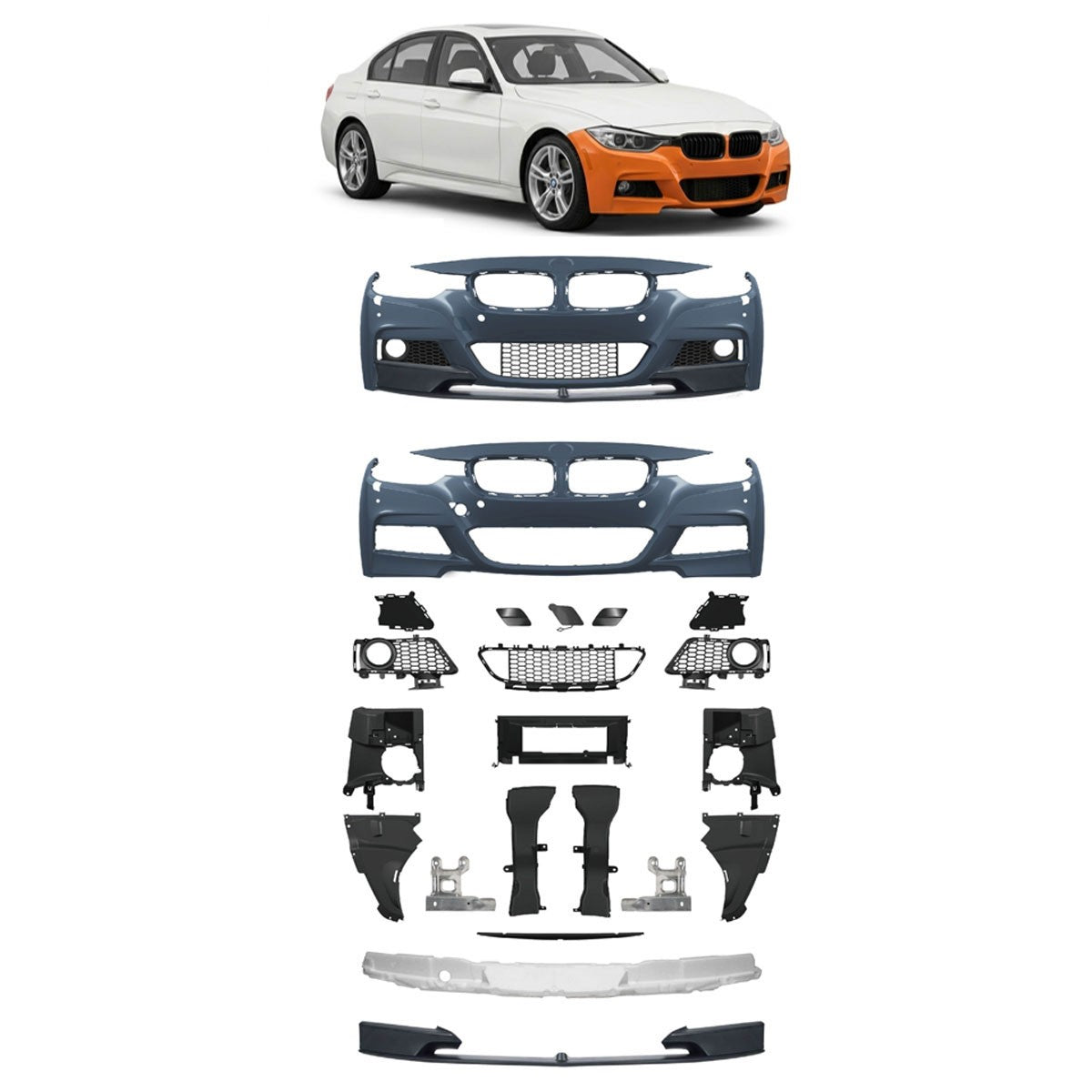 Frontstoßstange passend für BMW 3er F30 F31 2012-2018