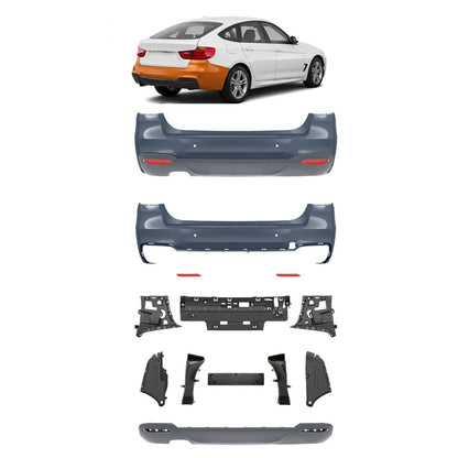 Heckstoßstange mit Diffusor passend für BMW 3er GT (F34) 2012-2018