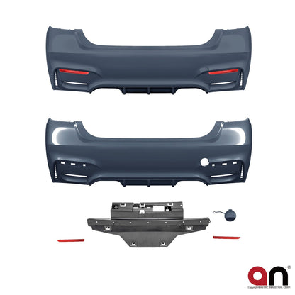 Heckstoßstange mit Diffusor PDC passend für BMW 3er F30 Limousine 2012-2018