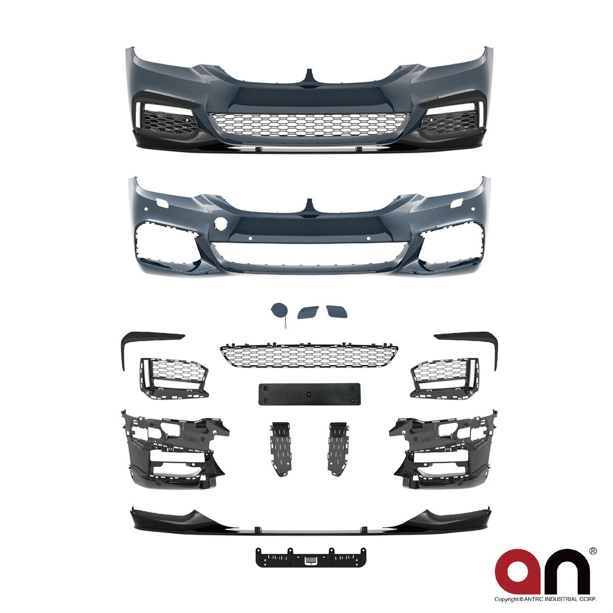 Frontstoßstange PDC SRA Spoiler passend für BMW 5er G30 G31 2016-2020