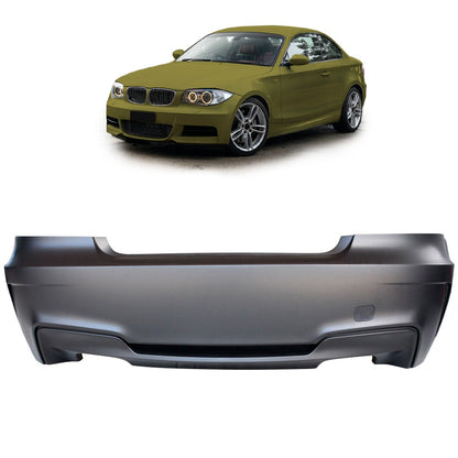 Heckstoßstange mit Quad-Diffusor passend für BMW 1er E82 E88 2007-2013