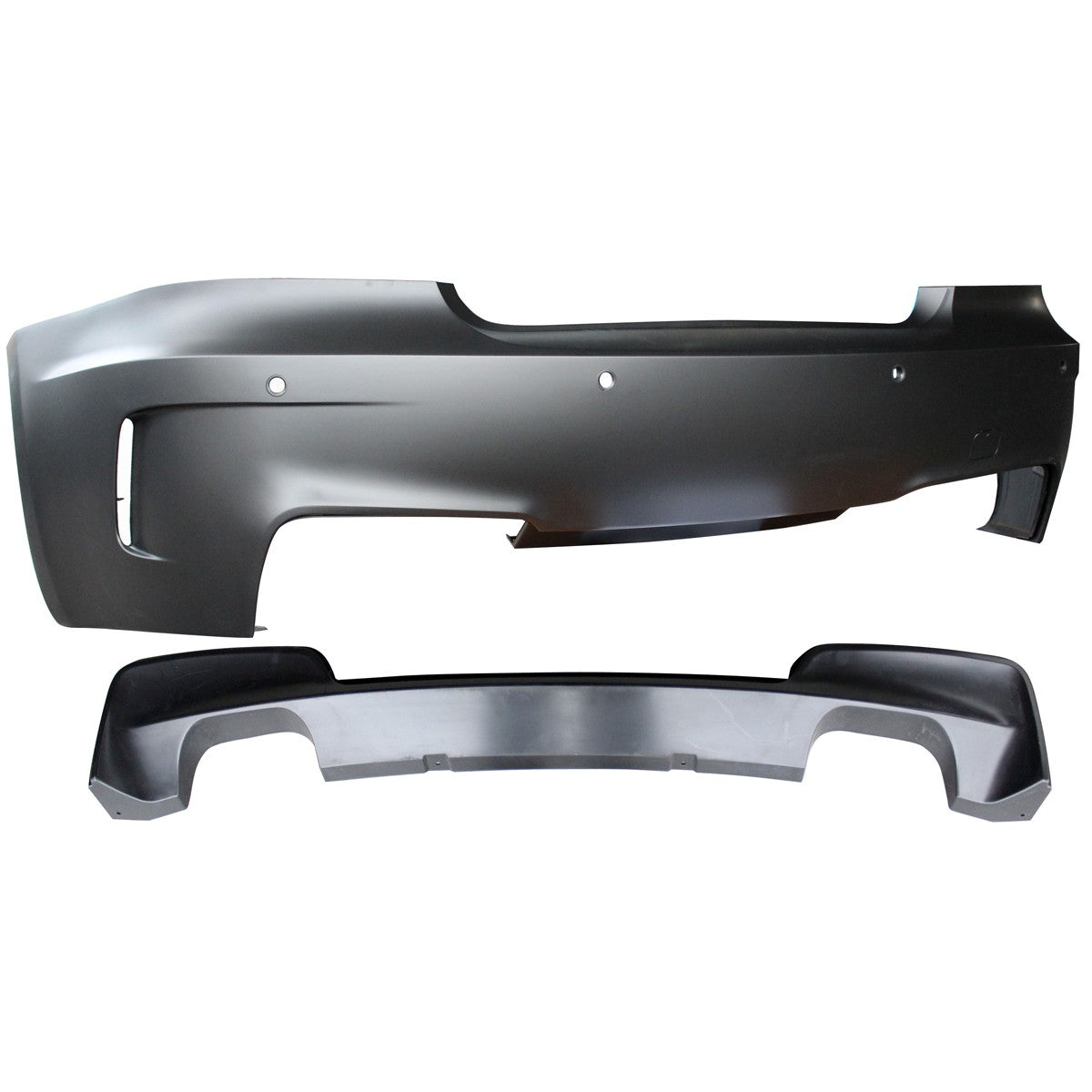 Heckstoßstange mit PDC Diffusor passend für BMW 1er E82 E88 2007-2013