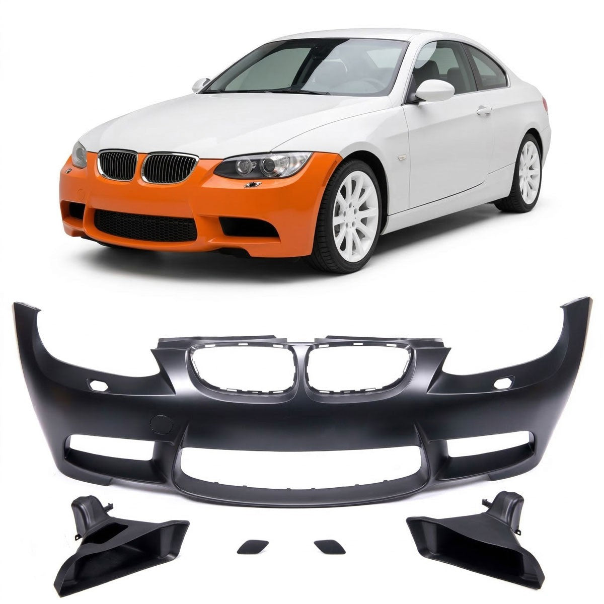 Frontstoßstange mit SRA & Lufteinlässen passend für BMW 3er E92 E93 2006-2010