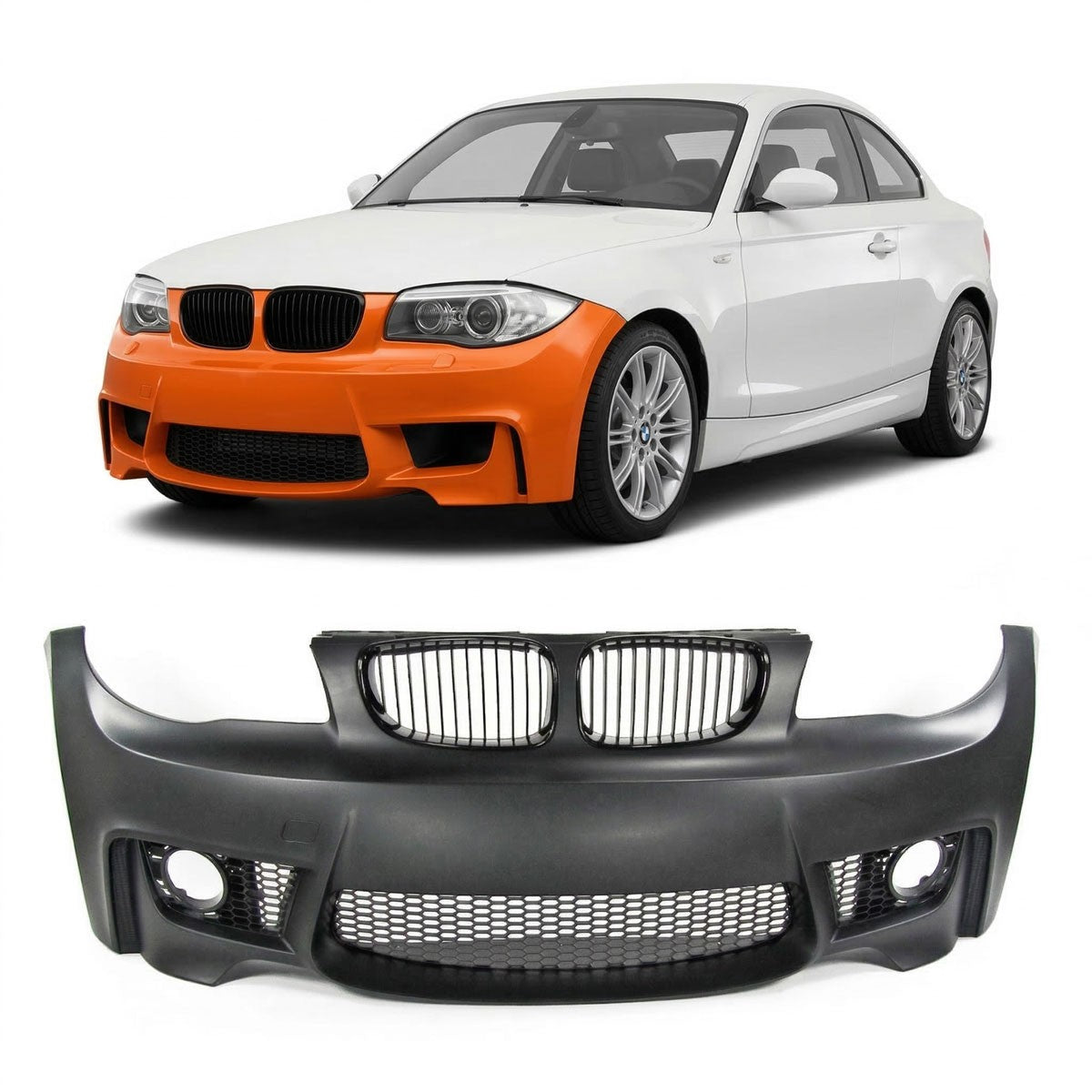 Frontstoßstange mit Grill passend für BMW 1er (E81 E87 E88 E82) 2004-2011