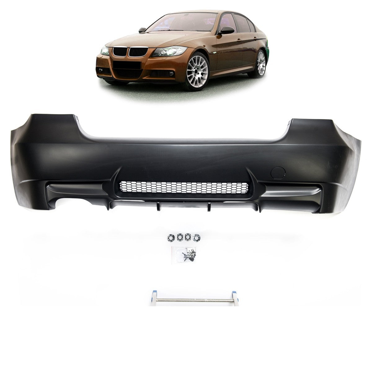 Heckstoßstange passend für BMW 3er E90 Limousine 2005-2011