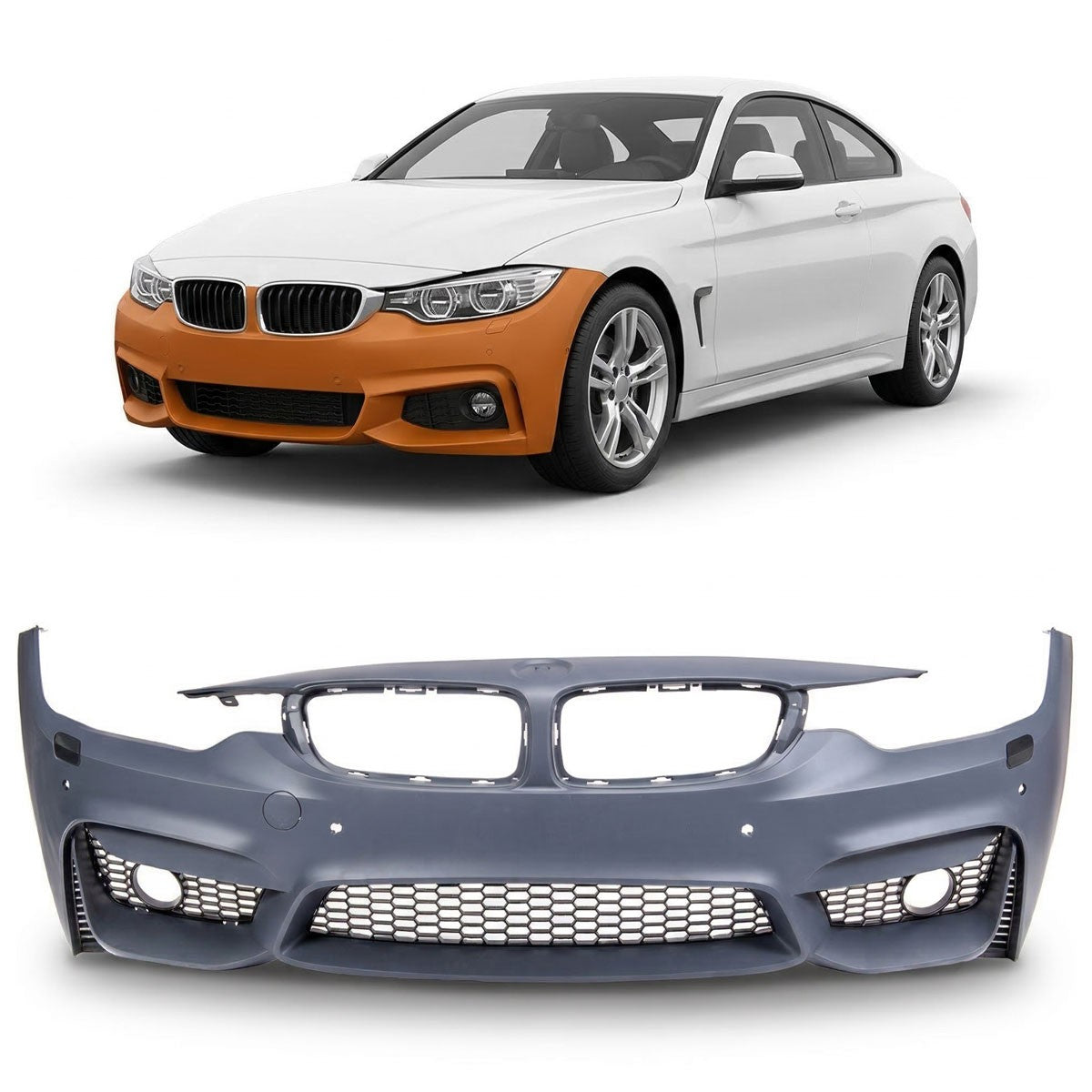 Frontstoßstange mit PDC SRA passend für BMW 4er F32 F33 F36 2013-2021