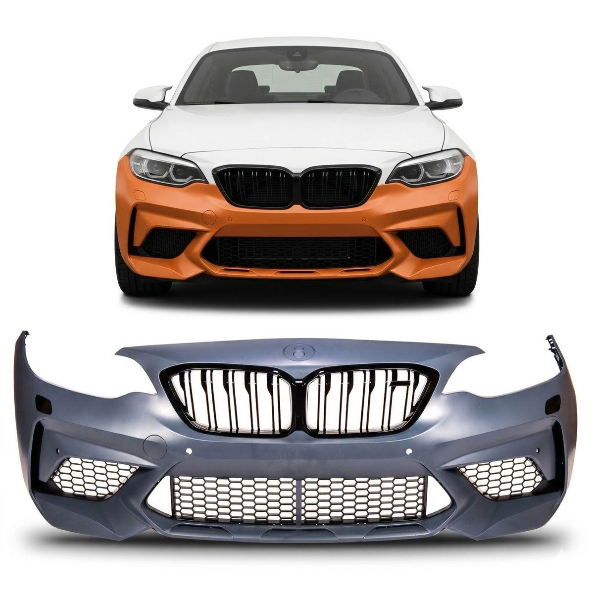 Frontstoßstange mit PDC & SRA passend für BMW 2er F22 F23 2014-2021