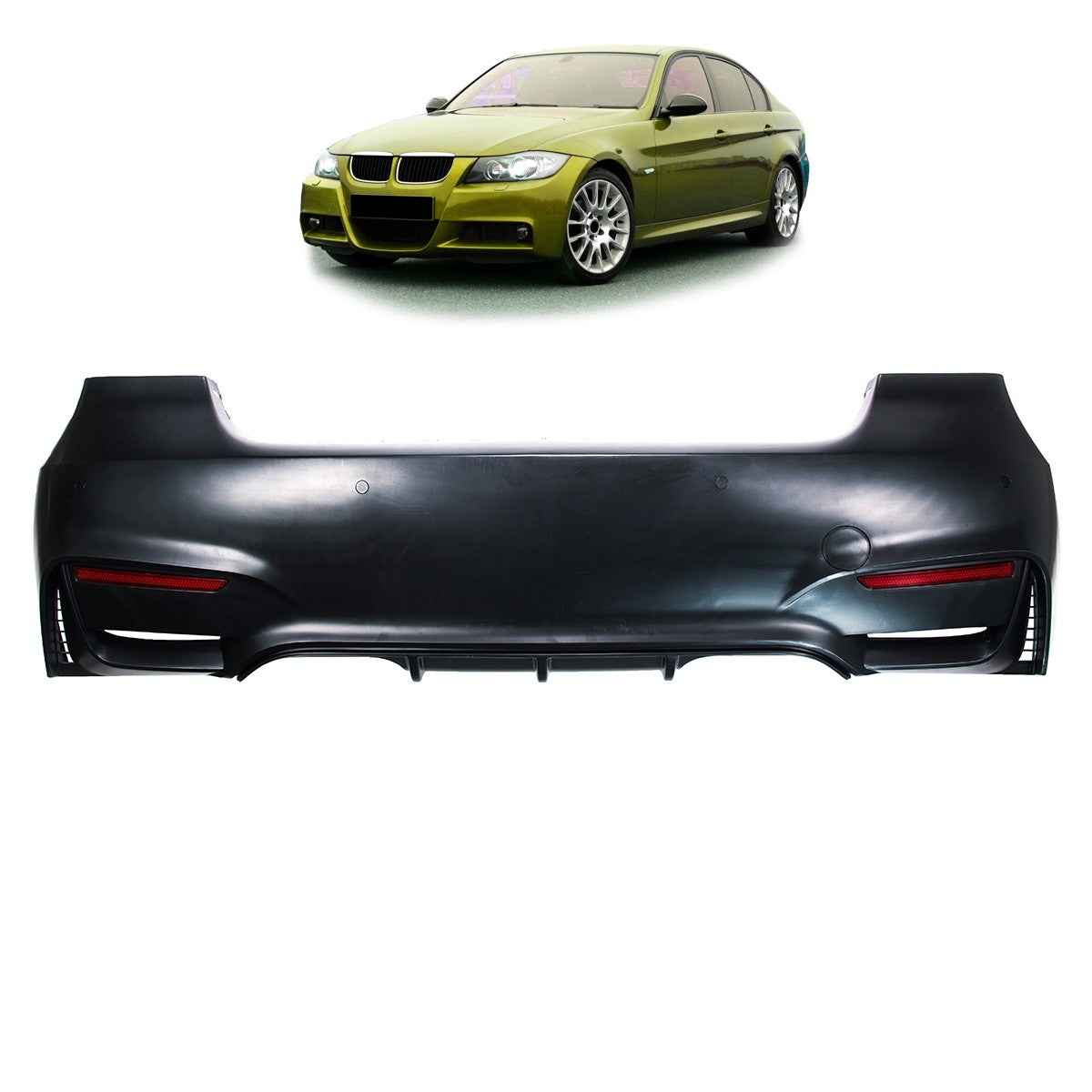 Heckstoßstange mit PDC passend für BMW 3er E90 Limousine 2005-2011