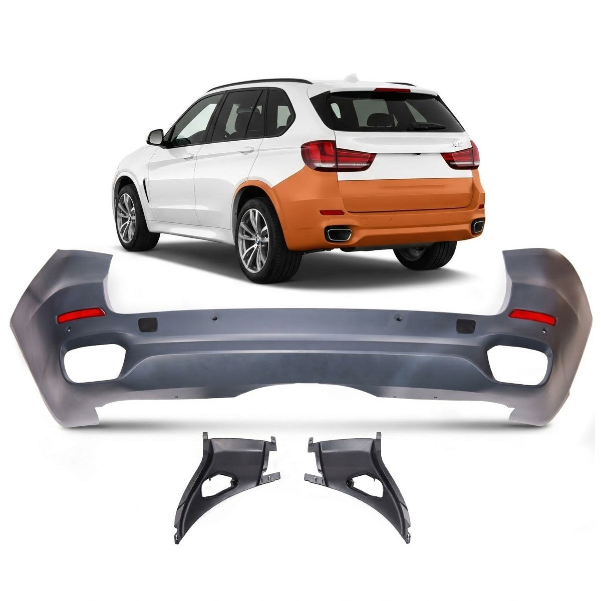 Heckstoßstange mit PDC passend für BMW X5 F15 2013-2018