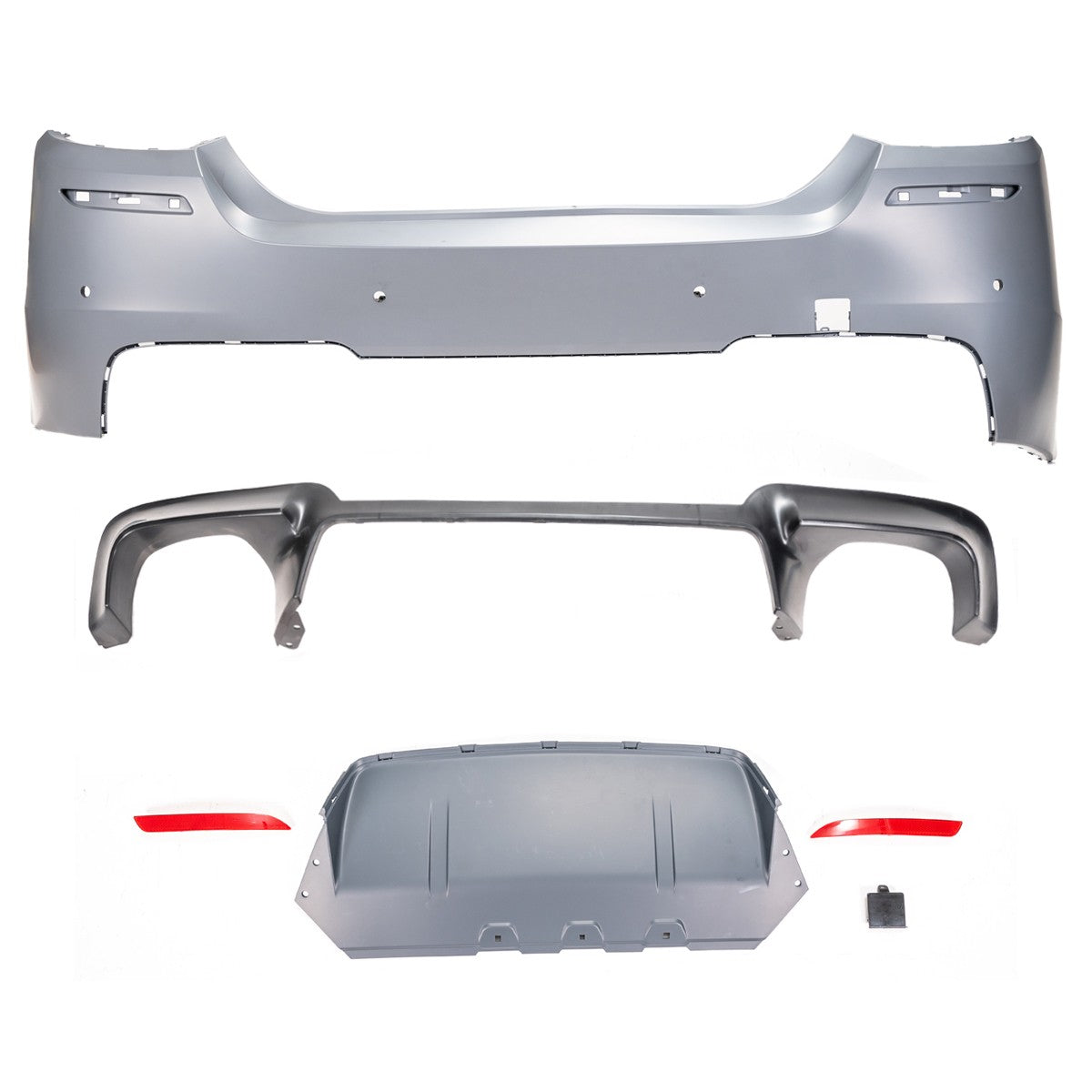 Heckstoßstange mit PDC passend für BMW 5er F10 Limousine 2010-2017