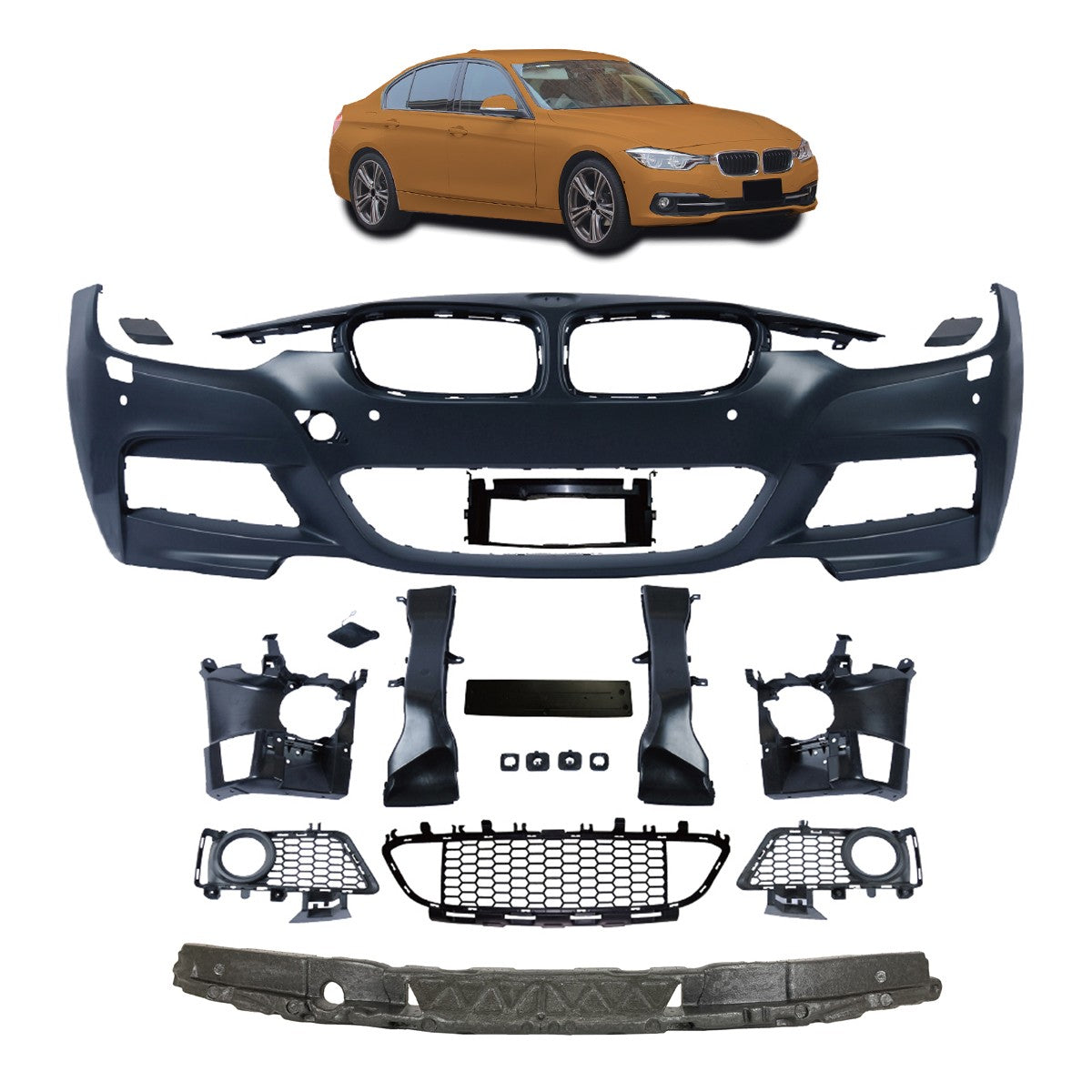 Frontstoßstange passend für BMW 3er F30 F31 2012-2018 PDC SRA