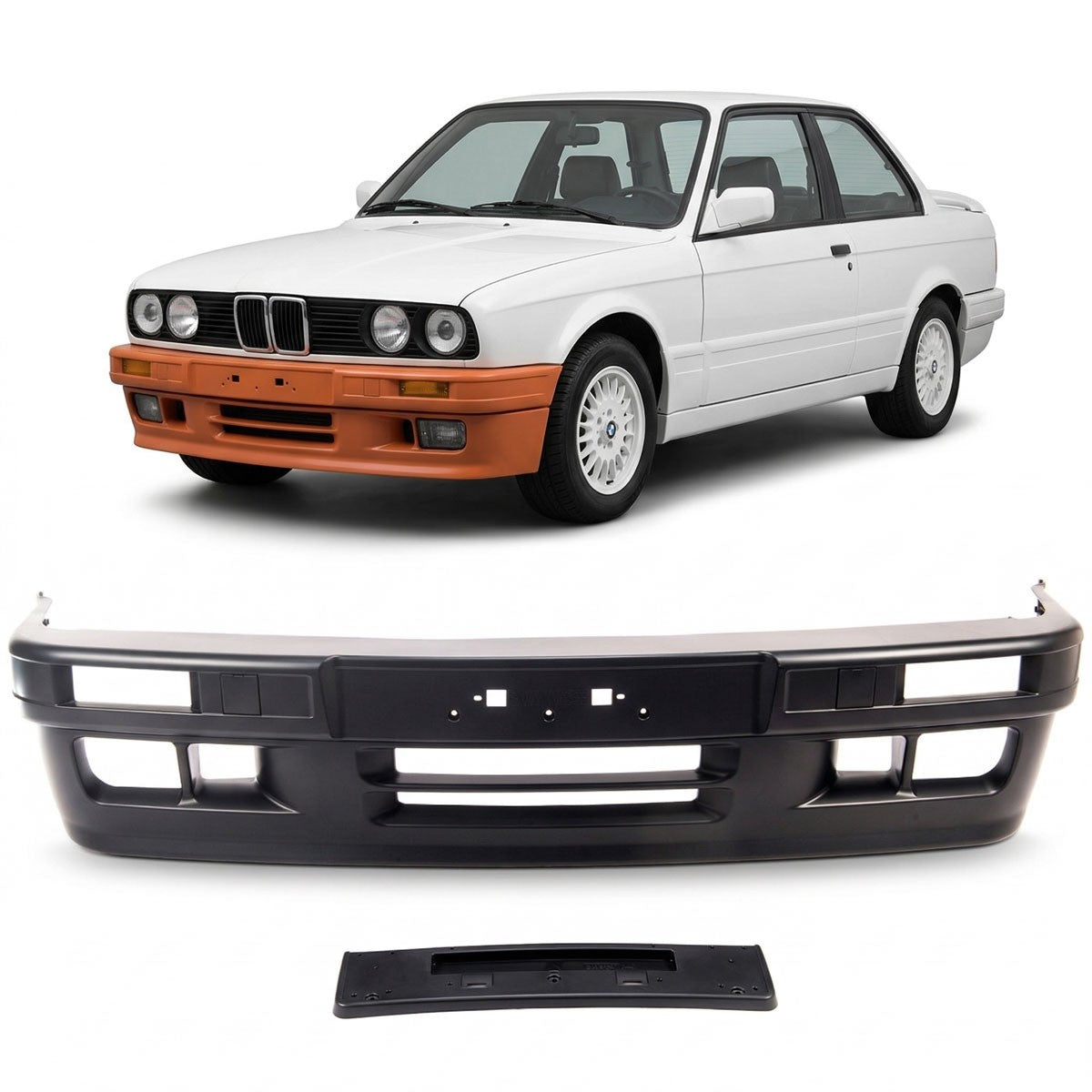 Frontstoßstange passend für BMW 3er E30 Limousine Cabrio Touring 1988-1991