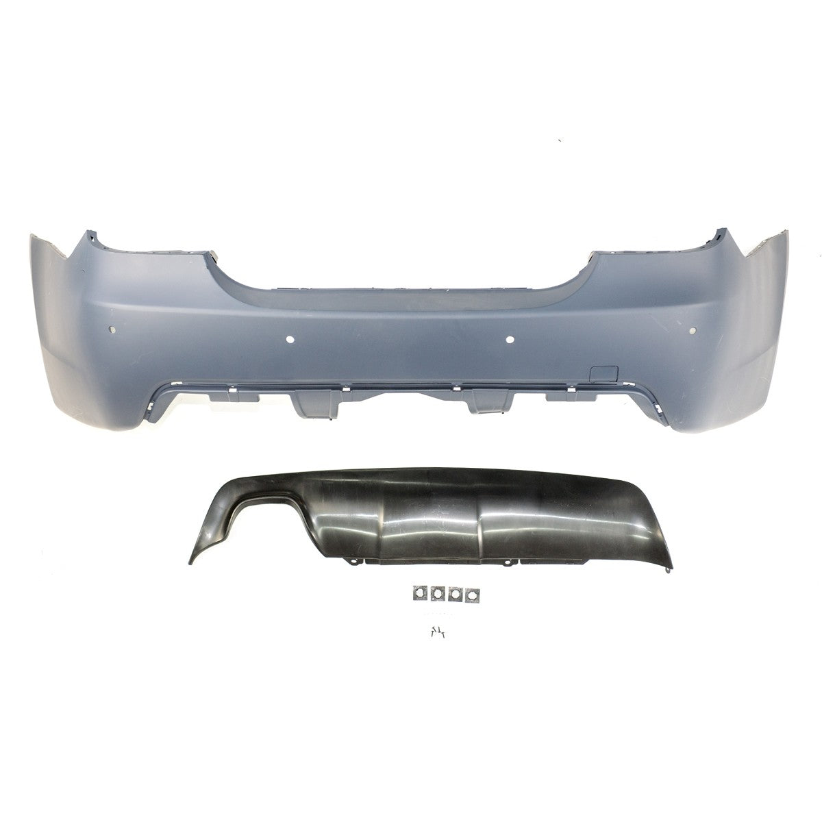Heckstoßstange mit 24mm PDC passend für BMW 5er E60 Limousine 2003-2007