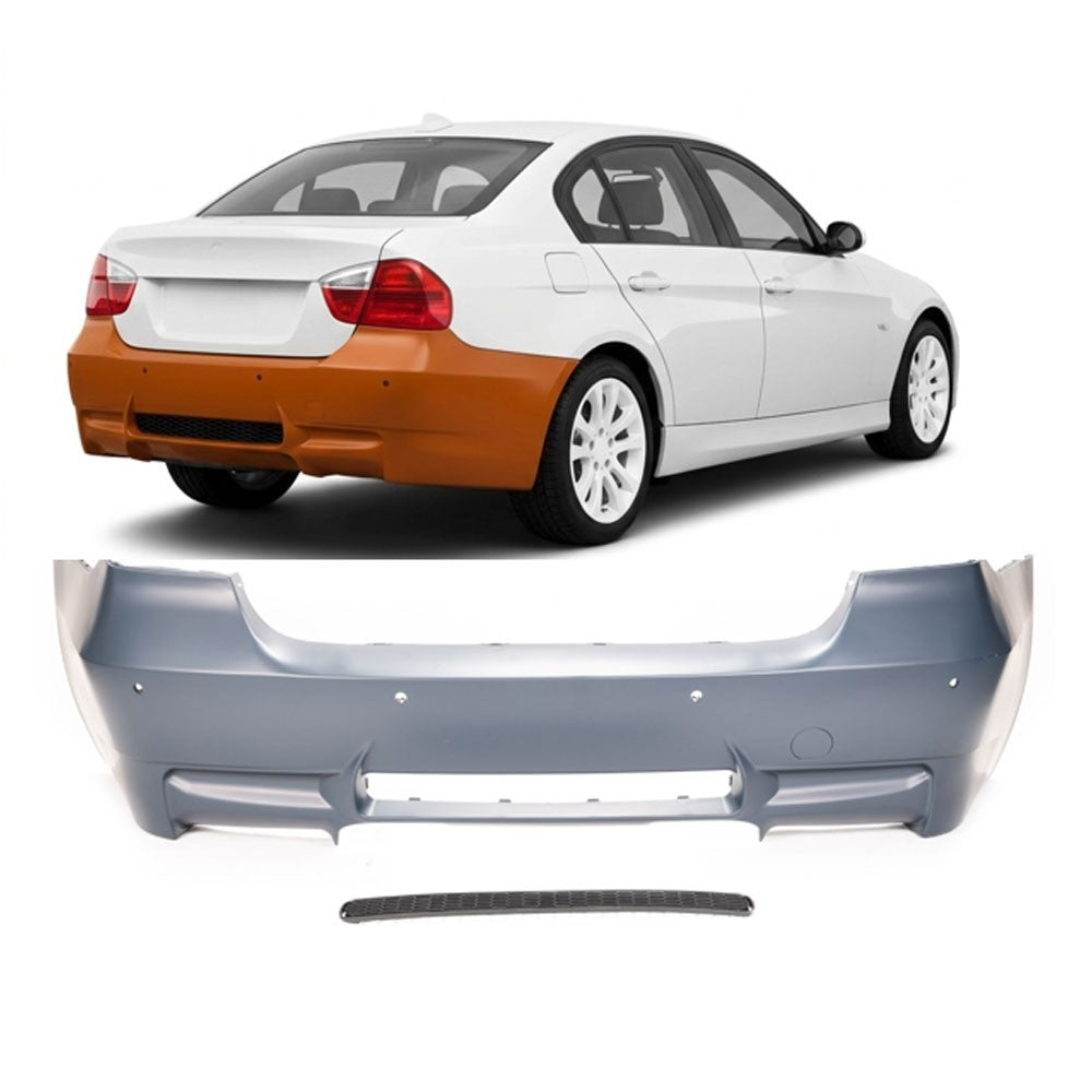 Heckstoßstange mit PDC passend für BMW 3er (E90) Limousine 2005-2011