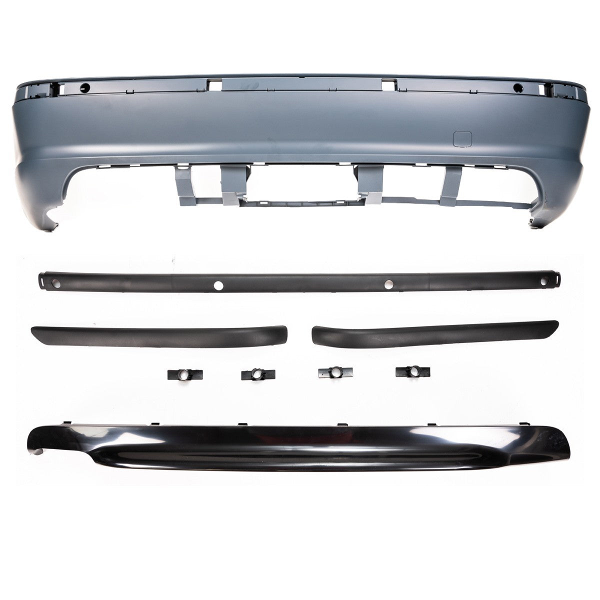 Sport Heckstoßstange mit Diffusor passend für BMW 3 (E46) Limousine 1998-2005