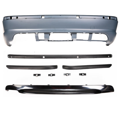 Sport Heckstoßstange mit Diffusor passend für BMW 3 (E46) Limousine 1998-2005