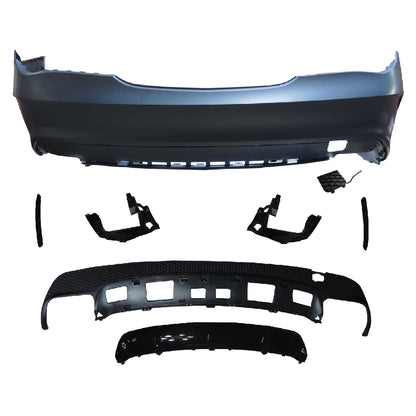 Sport-Heckstoßstange mit Diffusor passend für Mercedes CLA C117 Coupé 2013-2016
