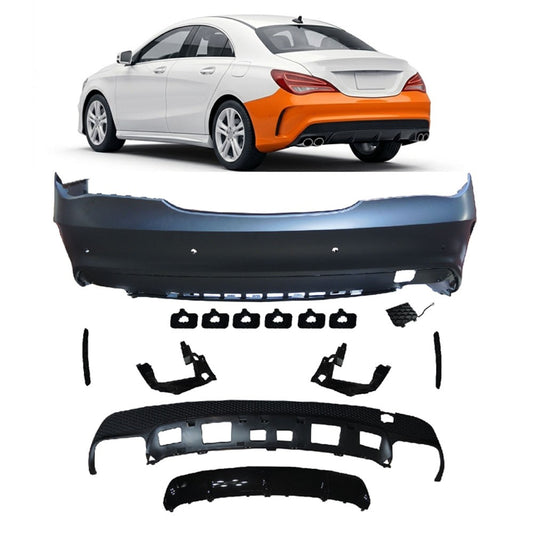 Heckstoßstange mit Diffusor passend für Mercedes CLA C117 Coupé 2013-2016
