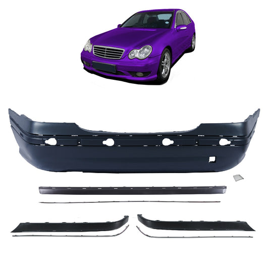 Heckstoßstange passend für Mercedes C-Klasse W203 Limousine 2000-2007