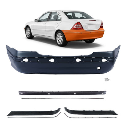 Heckstoßstange mit PDC passend für Mercedes C-Klasse W203 Limousine 2000-2007