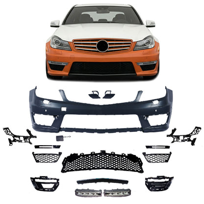 Frontstoßstange LED Tagfahrlicht PDC SRA passend für Mercedes C-Klasse W204 07-15