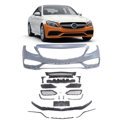 Frontstoßstange mit PDC Löchern passend für Mercedes C-Klasse W205 2013-2018