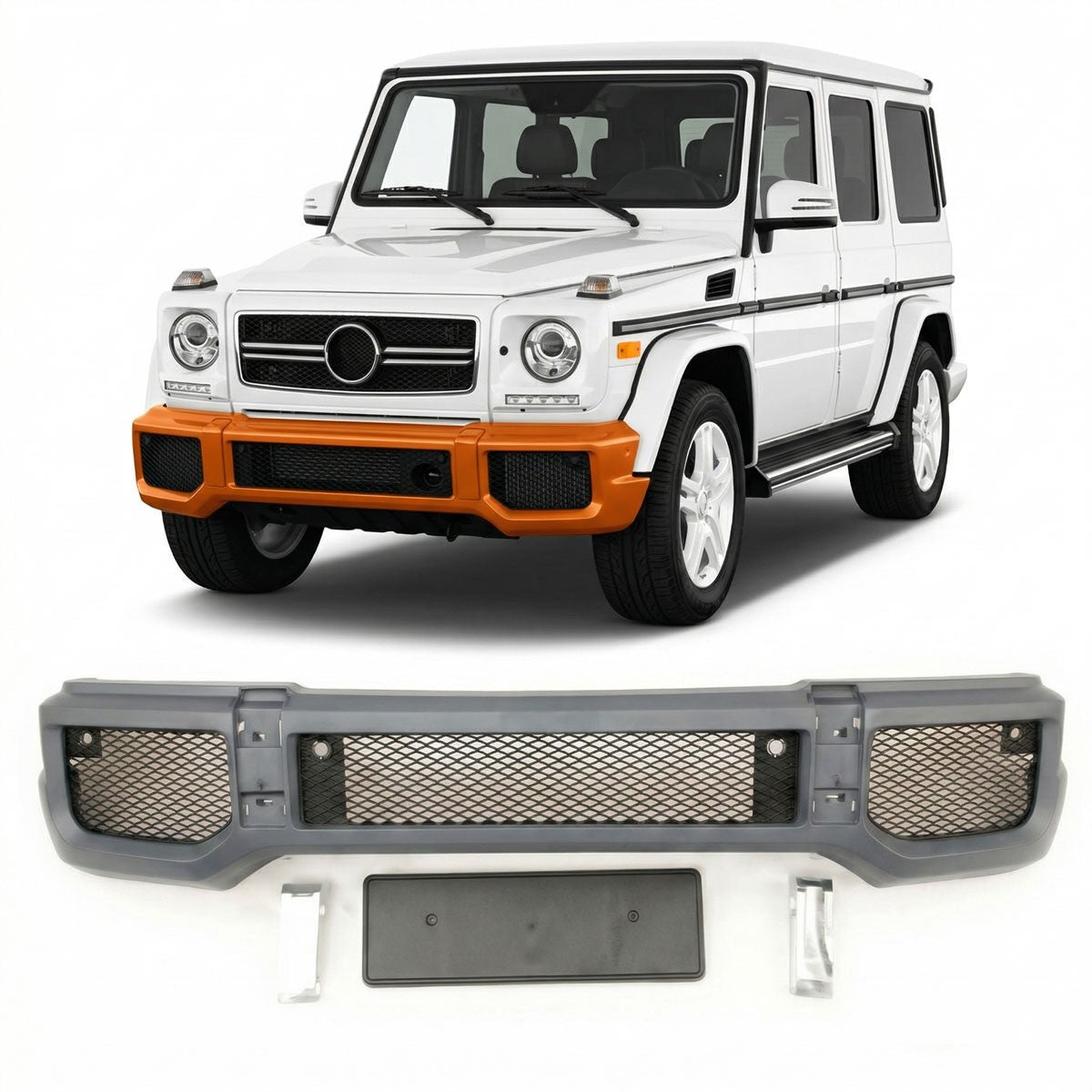 Frontstoßstange PP Kunststoff passend für Mercedes G-Klasse (W463) 1989-2018