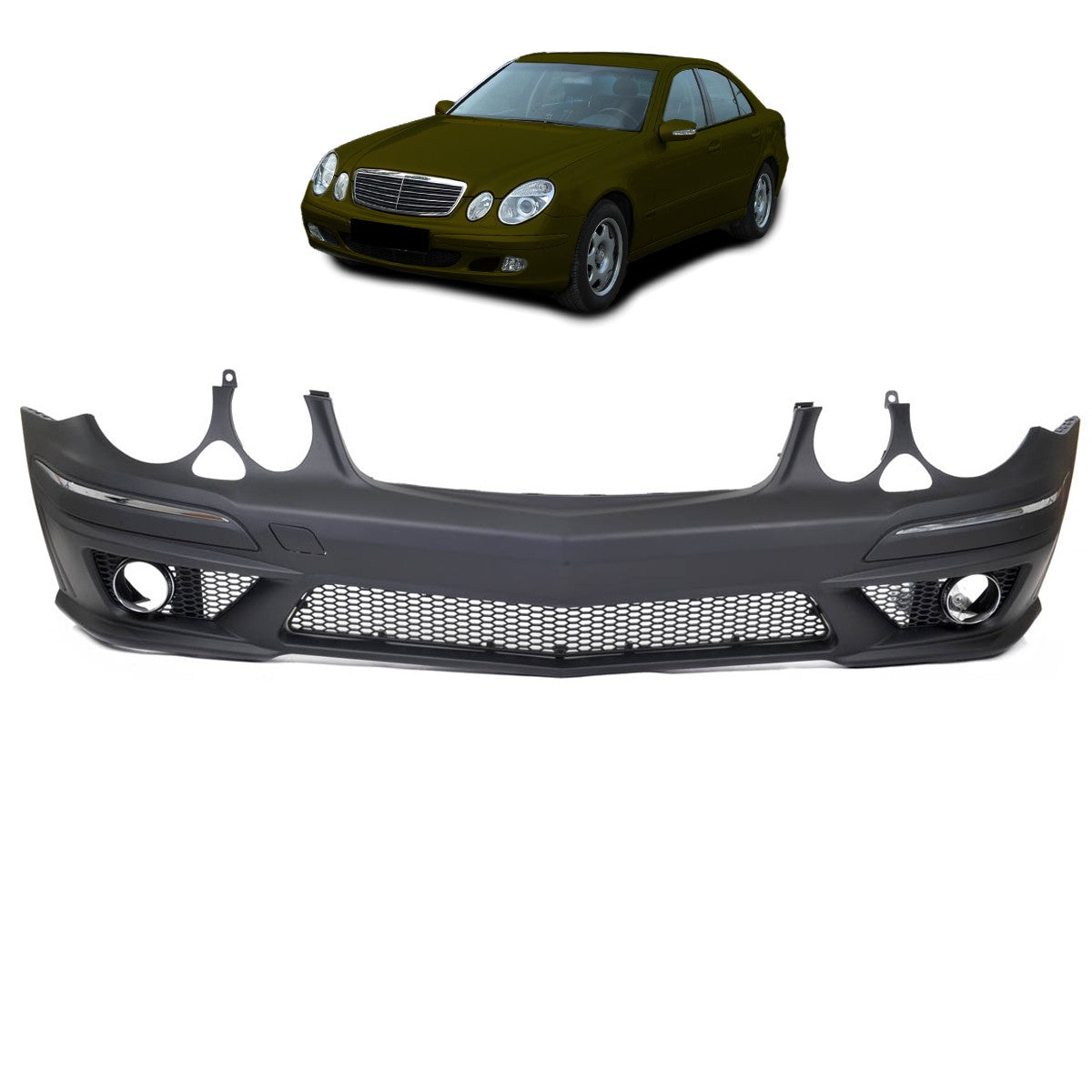 Frontstoßstange SRA ohne PDC passend für Mercedes E-Klasse W211 2006-2009