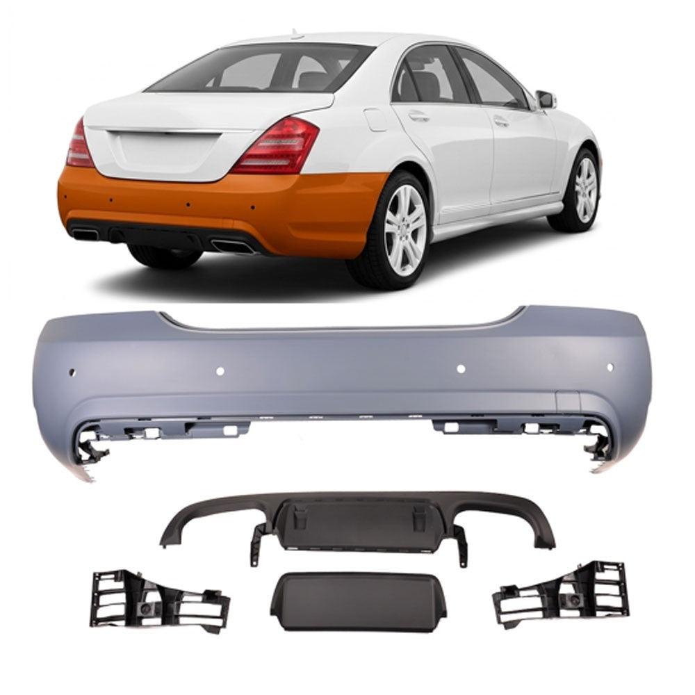 Heckstoßstange mit PDC passend für Mercedes S-Klasse W221 2005-2013
