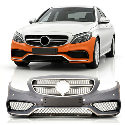 Frontstoßstange PDC Grill passend für Mercedes C-Klasse W205 S205 C205 2015-2018