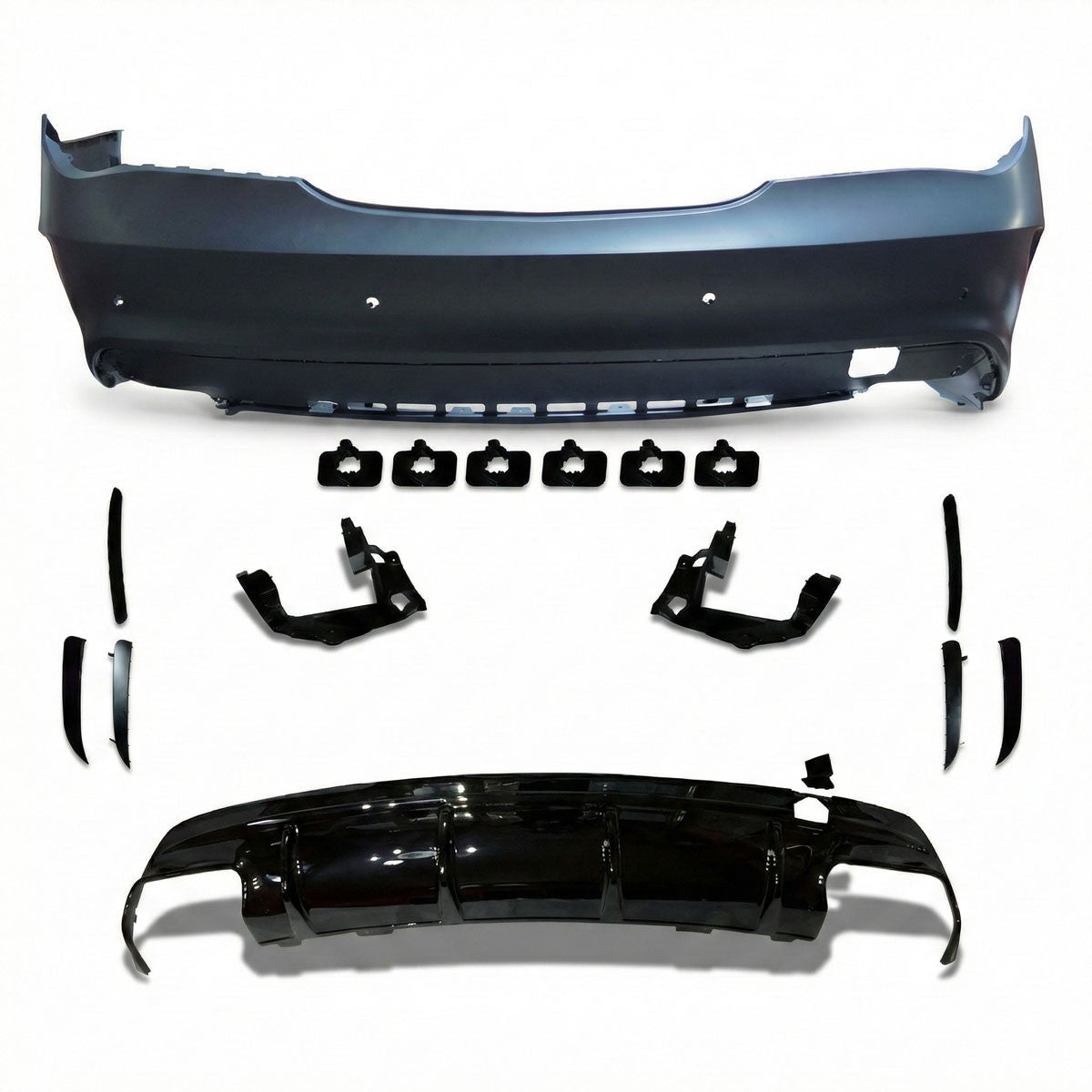 Heckstoßstange mit Diffusor passend für Mercedes CLA C117 2013-2019